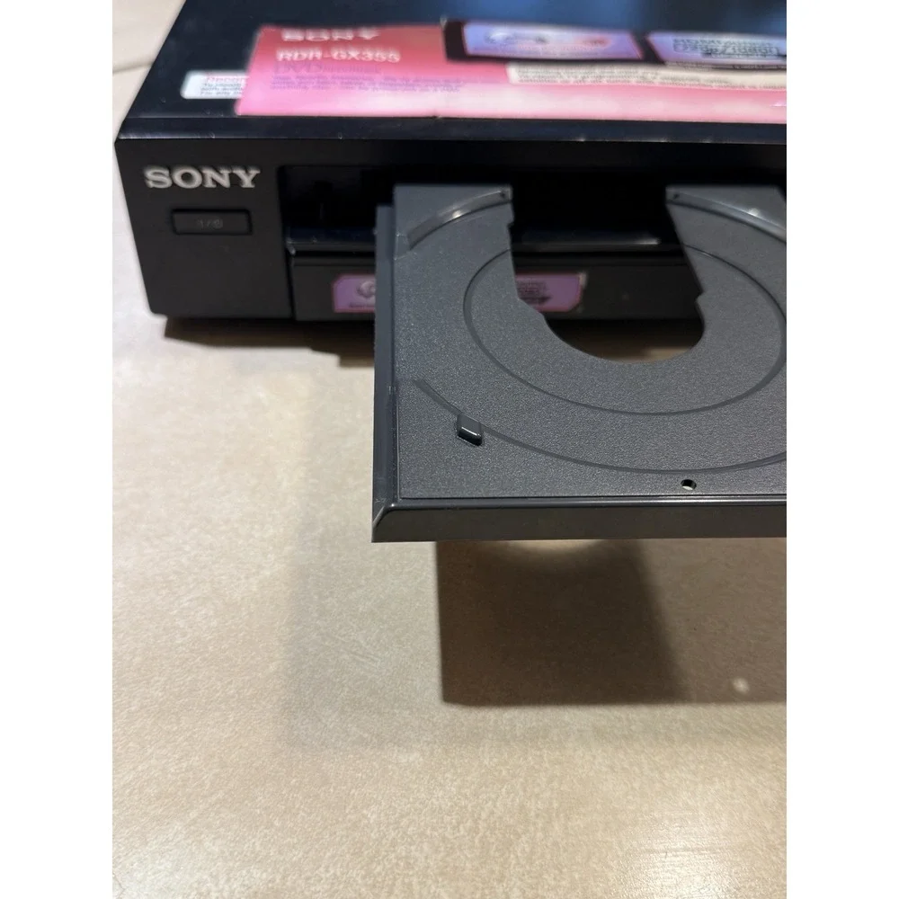 Sony DVD Recorder RDR-GX355 HDMI 720 / 1080i HD Link No Remote TESTED & Working!